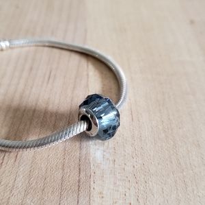 Authentic Chamilia Swarovski Blue Charm